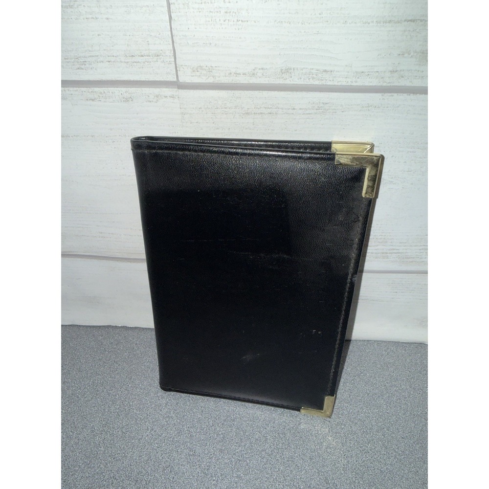 IBM Boulder Briefing Center - Hazel USA - VTG 90s Faux Leather Notepad Folder‎
